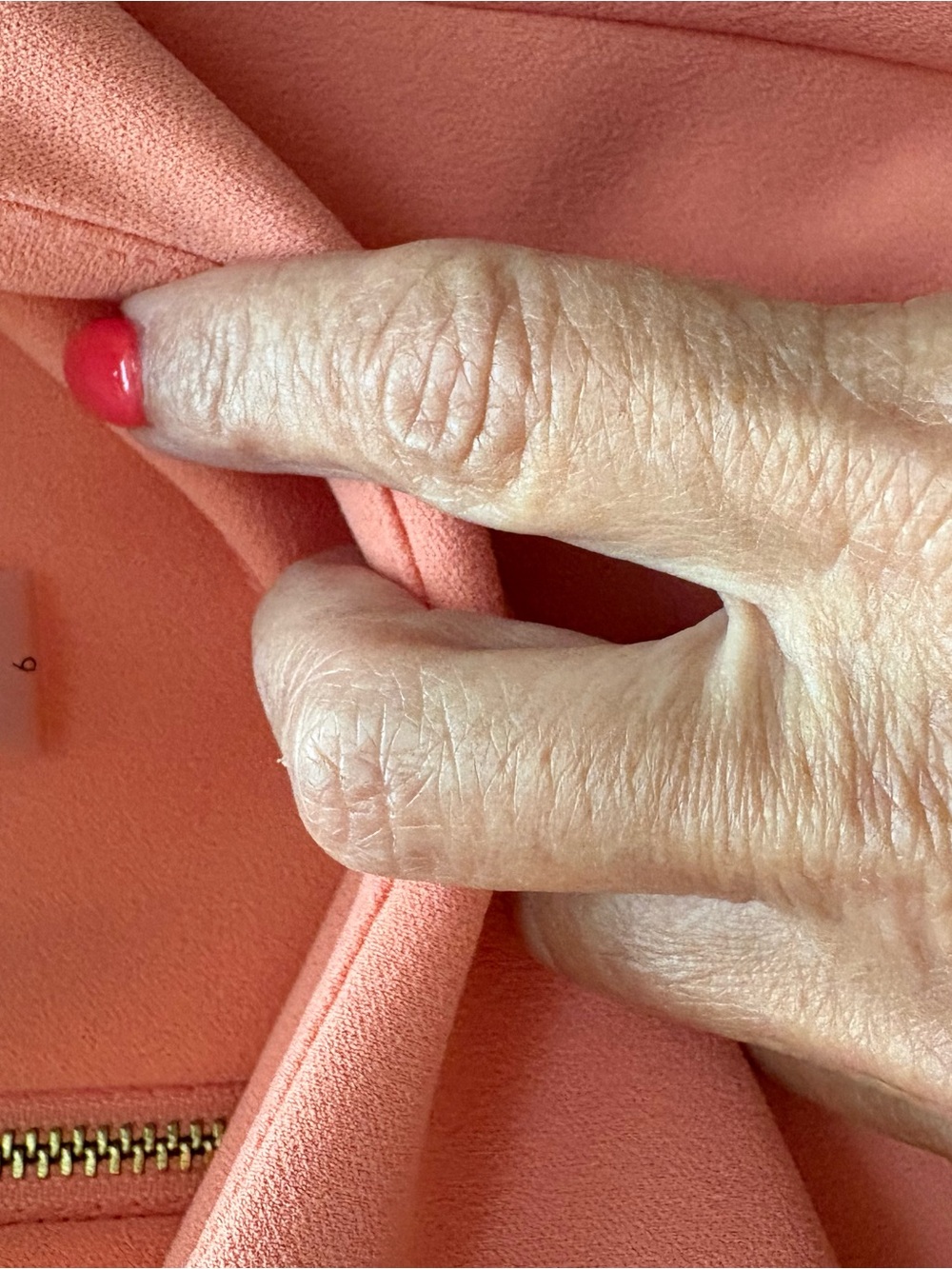 Calvin Klein Coral Pink V-Neck Dress